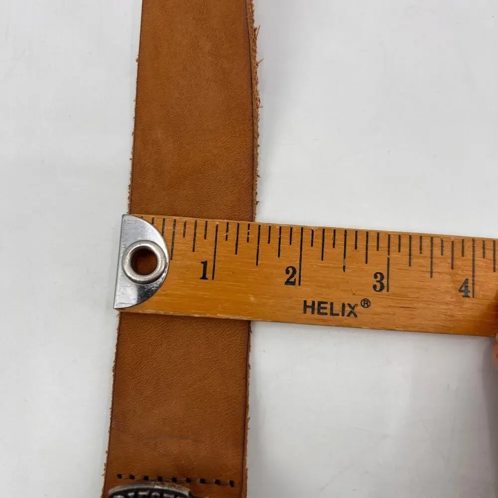 Vintage Diesel Belt Mens 30 Brown Only the Brave Mohican Buckle Pelle Leather